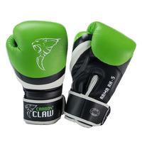 Carbon Claw Arma AX-5 Leather Sparring Gloves - Green/Black, 12oz