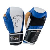 Carbon Claw Recoil RX-7 Leather Bag Gloves - Blue/White, 16oz