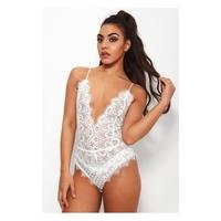 Cara White Lace Bodysuit