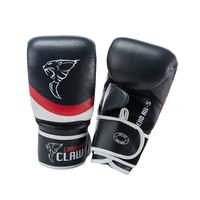 Carbon Claw Aero AX-5 Leather Bag Mitts - Black/Red, M / L
