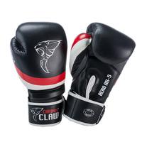 Carbon Claw Aero AX-5 Leather Sparring Gloves - Black/Red, 12oz