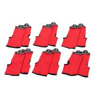 carbon claw aero ax 5 inner wash mitts pack of 6 redblack