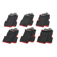 carbon claw aero ax 5 inner wash mitts pack of 6 blackred