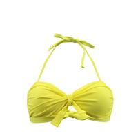 carla bikini yellow bandeau swimsuit electro zest