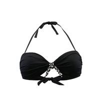 Carla-Bikini Black Bandeau Swimsuit Electro Valentine\'s