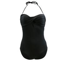 carla bikini 1 piece black swimsuit essential nightchic