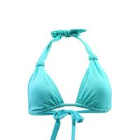 carla bikini turquoise triangle swimsuit charm oceandeep