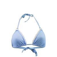 carla bikini blue triangle swimsuit miss bludream