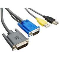 Cable - Vga/usb 6ft Switchview Sc 100 & 200 Cac Reader Support