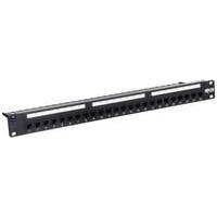 Cat6 Feedthrough Patch Panel. 1u - Rj45 F/f - 24 Port