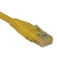 Cat5e 350mhz Yellow Molded Patch Cable Rj45m/m - 1 Ft.