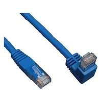 cat6 gigabit right angle down to straight blue patch cable rj45mm 10 f ...