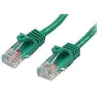 cat5e patch cable with snagless rj45 connectors 2m green