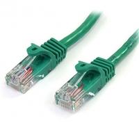 Cat5e patch cable with snagless RJ45 connectors 1m green