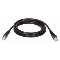 cat5e 350mhz black snagless molded patch cable rj45mm 10 ft