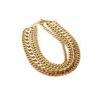 Cannes Multi Layer Gold Necklace