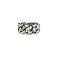 Cai Men\'s Sterling Silver Pattern Ring