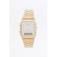 Casio Gold Metal Analog Watch, GOLD