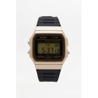 Casio F91W Retro Resin Strap Digital Watch, GOLD