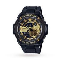 casio g shock g steel analog digital watch gst 210b 4a gold