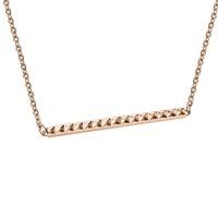 Calvin Klein Jewellery Ladies Pvd Rose Plating Edge Necklace