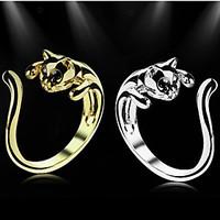 cat alloy statement rings weddingpartydailycasual 1pc