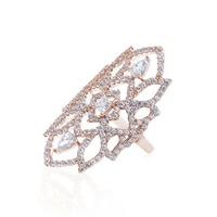 carat london willa sterling silver rose gold pear princess cut micro s ...