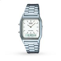 Casio Retro Stainless Steel Unisex Watch