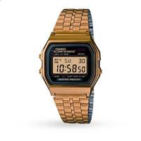 Casio Unisex Gold Plated Digital Watch