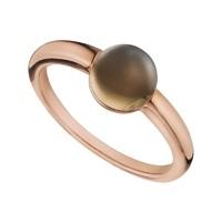 Candy Rocks 9ct rose gold smoky quartz ring