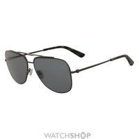 calvin klein collection black ion plated steel ck8036s sunglasses ck80 ...