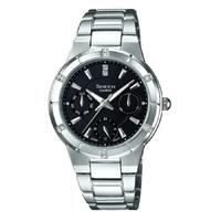 Casio Steel Stone Bezel Black Multi Watch SHE-3800D-1AER