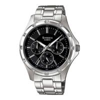 CASIO Steel Stone Bezel Black Multi Watch SHE-3801D-1ADR