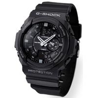 Casio G-Shock Black Rubber Strap Date Watch GA-150-1AER