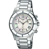 Casio Sheen Ladies Two Tone Chronograph Watch SHE-5512SG-7ADF