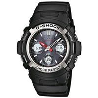 casio g shock black strap duo blue watch awg m100 1aer