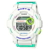 casio ladies baby g white digital watch bgd 180fb 7er