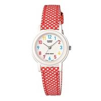 Casio Ladies Red Strap Watch LQ-139LB-4BER