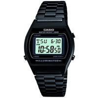 casio gents black steel digital display watch b640wb 1aef