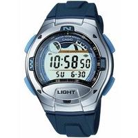 casio steel grey rubber digital strap watch w 753 2aves