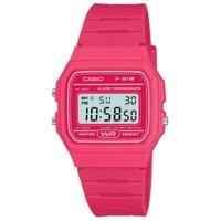 Casio Ladies Pink Watch F-91WC-4AEF