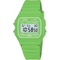 Casio Unisex Lime Green Strap Watch F-91WC-3AEF