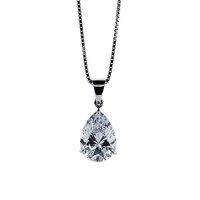 Carat 1.50ct Pear Cut White Gold Pendant