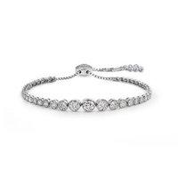 Carat Quentin Silver Drawstring Bracelet