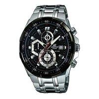 casio edifice black and grey chronograph watch