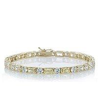 carat yellow gold fancy radiant cocktail bracelet