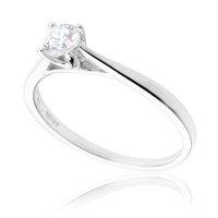 canada star 18ct white gold round brilliant cut solitaire minimum 040c ...