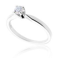 canada star 18ct white gold round brilliant cut solitaire minimum 025c ...