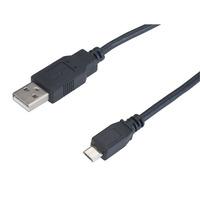 cable power cpusb001 18m micro usb to 18m black