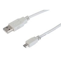 cable power cpusb002 18m micro usb to 18m beige